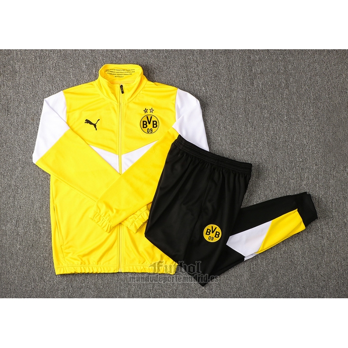 Chandal de Chaqueta del Borussia Dortmund 2021-2022 Amarillo